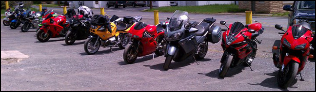 CSBA May 2011 ride bikes at lunch stop