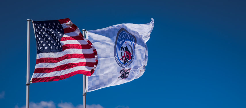 American and CSBA Flag